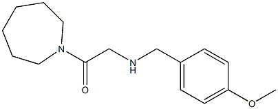 1-(azepan-1-yl)-2-{[(4-methoxyphenyl)methyl]amino}ethan-1-one Structure