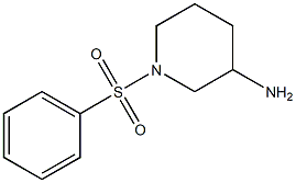 1-(benzenesulfonyl)piperidin-3-amine Structure