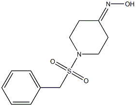 1-(benzylsulfonyl)piperidin-4-one oxime 구조식 이미지