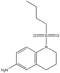 1-(butane-1-sulfonyl)-1,2,3,4-tetrahydroquinolin-6-amine Structure