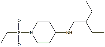 1-(ethanesulfonyl)-N-(2-ethylbutyl)piperidin-4-amine 구조식 이미지