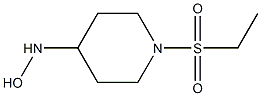 1-(ethanesulfonyl)piperidine-4-hydroxylamine 구조식 이미지