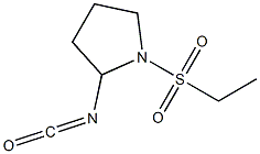 1-(ethylsulfonyl)-2-isocyanatopyrrolidine 구조식 이미지