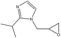 1-(oxiran-2-ylmethyl)-2-(propan-2-yl)-1H-imidazole 구조식 이미지