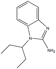 1-(pentan-3-yl)-1H-1,3-benzodiazol-2-amine 구조식 이미지