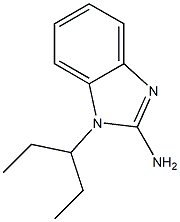 1-(pentan-3-yl)-1H-1,3-benzodiazol-2-amine Structure