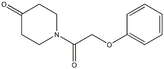 1-(phenoxyacetyl)piperidin-4-one 구조식 이미지