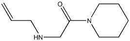 1-(piperidin-1-yl)-2-(prop-2-en-1-ylamino)ethan-1-one Structure