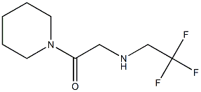 1-(piperidin-1-yl)-2-[(2,2,2-trifluoroethyl)amino]ethan-1-one Structure