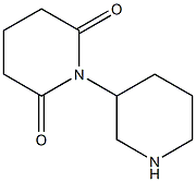 1-(piperidin-3-yl)piperidine-2,6-dione Structure