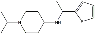 1-(propan-2-yl)-N-[1-(thiophen-2-yl)ethyl]piperidin-4-amine Structure