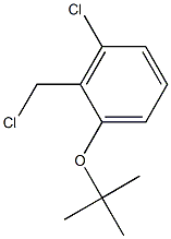 1-(tert-butoxy)-3-chloro-2-(chloromethyl)benzene 구조식 이미지