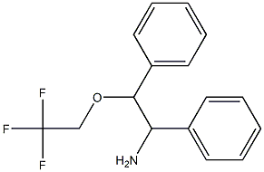 1,2-diphenyl-2-(2,2,2-trifluoroethoxy)ethan-1-amine Structure