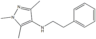 1,3,5-trimethyl-N-(2-phenylethyl)-1H-pyrazol-4-amine Structure