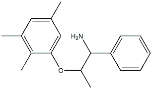 1-[(1-amino-1-phenylpropan-2-yl)oxy]-2,3,5-trimethylbenzene Structure