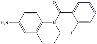 1-[(2-fluorophenyl)carbonyl]-1,2,3,4-tetrahydroquinolin-6-amine Structure