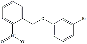 1-[(3-bromophenoxy)methyl]-2-nitrobenzene Structure