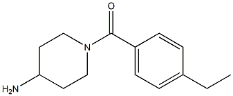 1-[(4-ethylphenyl)carbonyl]piperidin-4-amine Structure