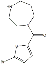 1-[(5-bromothiophen-2-yl)carbonyl]-1,4-diazepane Structure