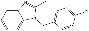 1-[(6-chloropyridin-3-yl)methyl]-2-methyl-1H-1,3-benzodiazole Structure