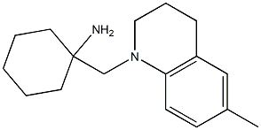 1-[(6-methyl-1,2,3,4-tetrahydroquinolin-1-yl)methyl]cyclohexan-1-amine Structure