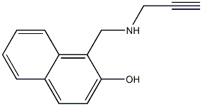 1-[(prop-2-yn-1-ylamino)methyl]naphthalen-2-ol Structure