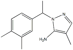 1-[1-(3,4-dimethylphenyl)ethyl]-4-methyl-1H-pyrazol-5-amine Structure
