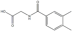 2-[(3,4-dimethylphenyl)formamido]acetic acid Structure