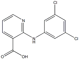 2-[(3,5-dichlorophenyl)amino]pyridine-3-carboxylic acid Structure