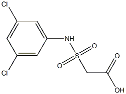 2-[(3,5-dichlorophenyl)sulfamoyl]acetic acid 구조식 이미지