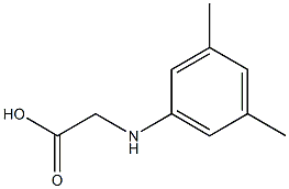 2-[(3,5-dimethylphenyl)amino]acetic acid 구조식 이미지