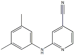 2-[(3,5-dimethylphenyl)amino]pyridine-4-carbonitrile 구조식 이미지