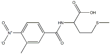 2-[(3-methyl-4-nitrophenyl)formamido]-4-(methylsulfanyl)butanoic acid 구조식 이미지