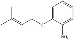 2-[(3-methylbut-2-enyl)thio]aniline Structure