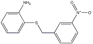 2-[(3-nitrobenzyl)thio]aniline Structure