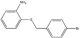 2-[(4-bromobenzyl)thio]aniline Structure