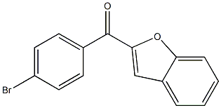 2-[(4-bromophenyl)carbonyl]-1-benzofuran Structure