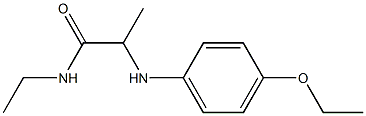 2-[(4-ethoxyphenyl)amino]-N-ethylpropanamide 구조식 이미지