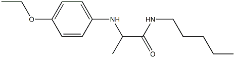 2-[(4-ethoxyphenyl)amino]-N-pentylpropanamide 구조식 이미지