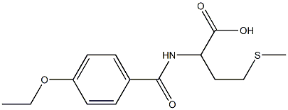 2-[(4-ethoxyphenyl)formamido]-4-(methylsulfanyl)butanoic acid 구조식 이미지