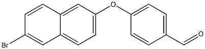 4-[(6-bromonaphthalen-2-yl)oxy]benzaldehyde Structure