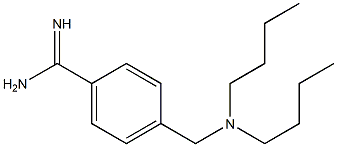 4-[(dibutylamino)methyl]benzene-1-carboximidamide 구조식 이미지