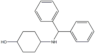 4-[(diphenylmethyl)amino]cyclohexan-1-ol 구조식 이미지