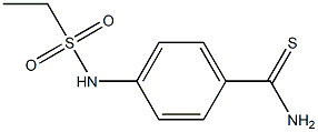 4-[(ethylsulfonyl)amino]benzenecarbothioamide 구조식 이미지