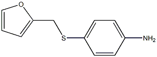 4-[(furan-2-ylmethyl)sulfanyl]aniline Structure