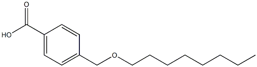 4-[(octyloxy)methyl]benzoic acid 구조식 이미지