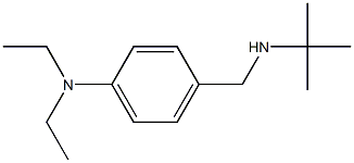 4-[(tert-butylamino)methyl]-N,N-diethylaniline 구조식 이미지