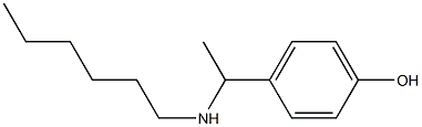 4-[1-(hexylamino)ethyl]phenol 구조식 이미지