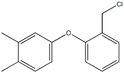 4-[2-(chloromethyl)phenoxy]-1,2-dimethylbenzene Structure