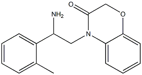 4-[2-amino-2-(2-methylphenyl)ethyl]-3,4-dihydro-2H-1,4-benzoxazin-3-one Structure